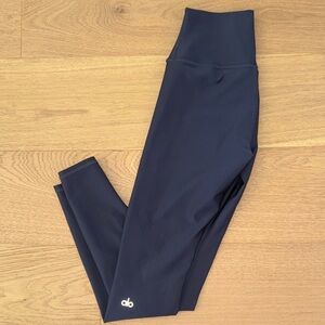 ALO Yoga High-Waist Navy Leggings